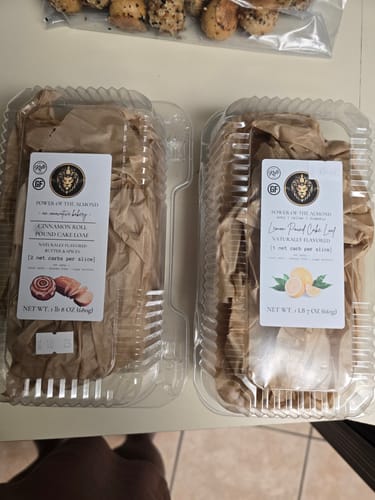 Customer photo review of No Sugar Added Low Carb Keto Pound Cake Loaf
