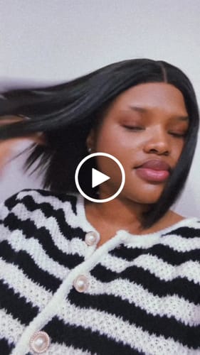 Customer video review of 8' 5x5 Vietnamese SDD Bone Straight Custom Made Wig