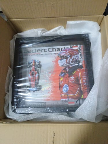 Customer photo review of Charles Leclerc #16 Ferarri