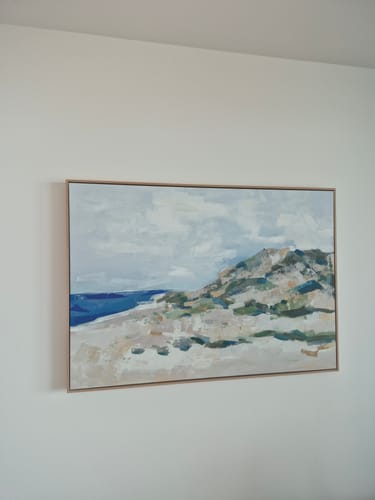 Tim review of Sunny Beach Dune | Framed Canvas Art Print image 1 out of 1