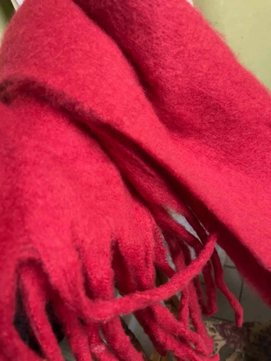Customer photo review of Tanya Tasseled Winter Scarf