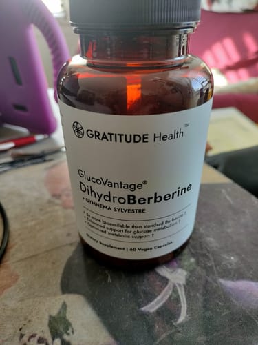Customer photo review of GlucoVantage® DihydroBerberine + Gymnema Sylvestre