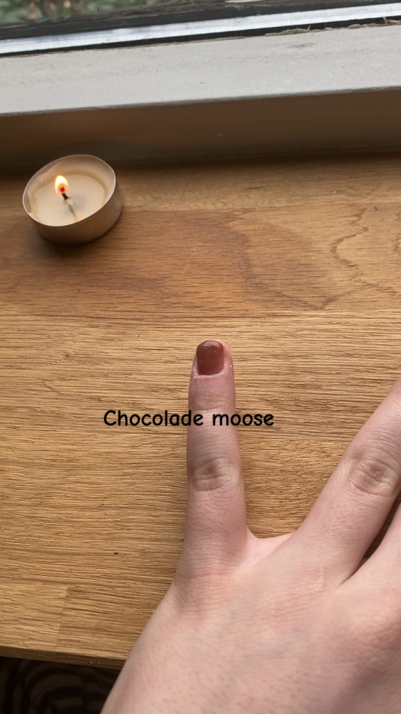 Customer photo review of Chocolate Moose Dipping Powder