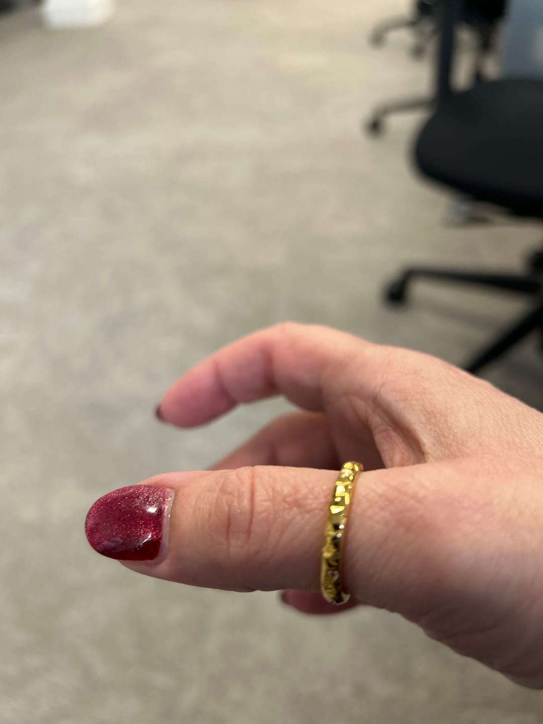 Customer photo review of Candy Slim Band Ring