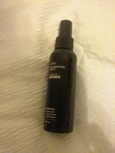 Customer photo review of Skin Revival Spray