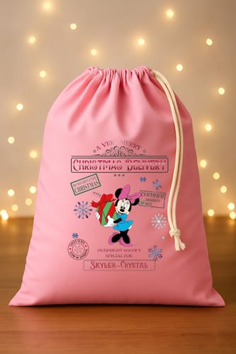 Melissa W. review of PINK COTTON CANVAS SACK (2 SIZES) image 1 out of 1