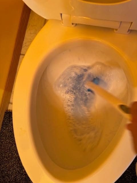 Customer photo review of Shine Master CleanPod – Eldobható higiénikus WC tisztító rendszer