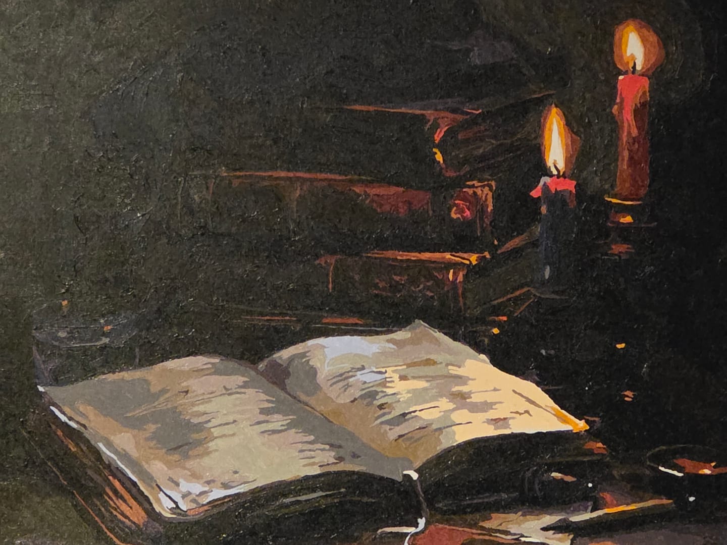 Customer photo review of Candle Lit Book