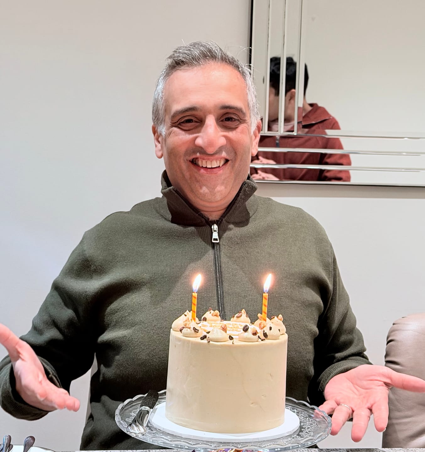 Customer photo review of Classic Coffee & Walnut Cake