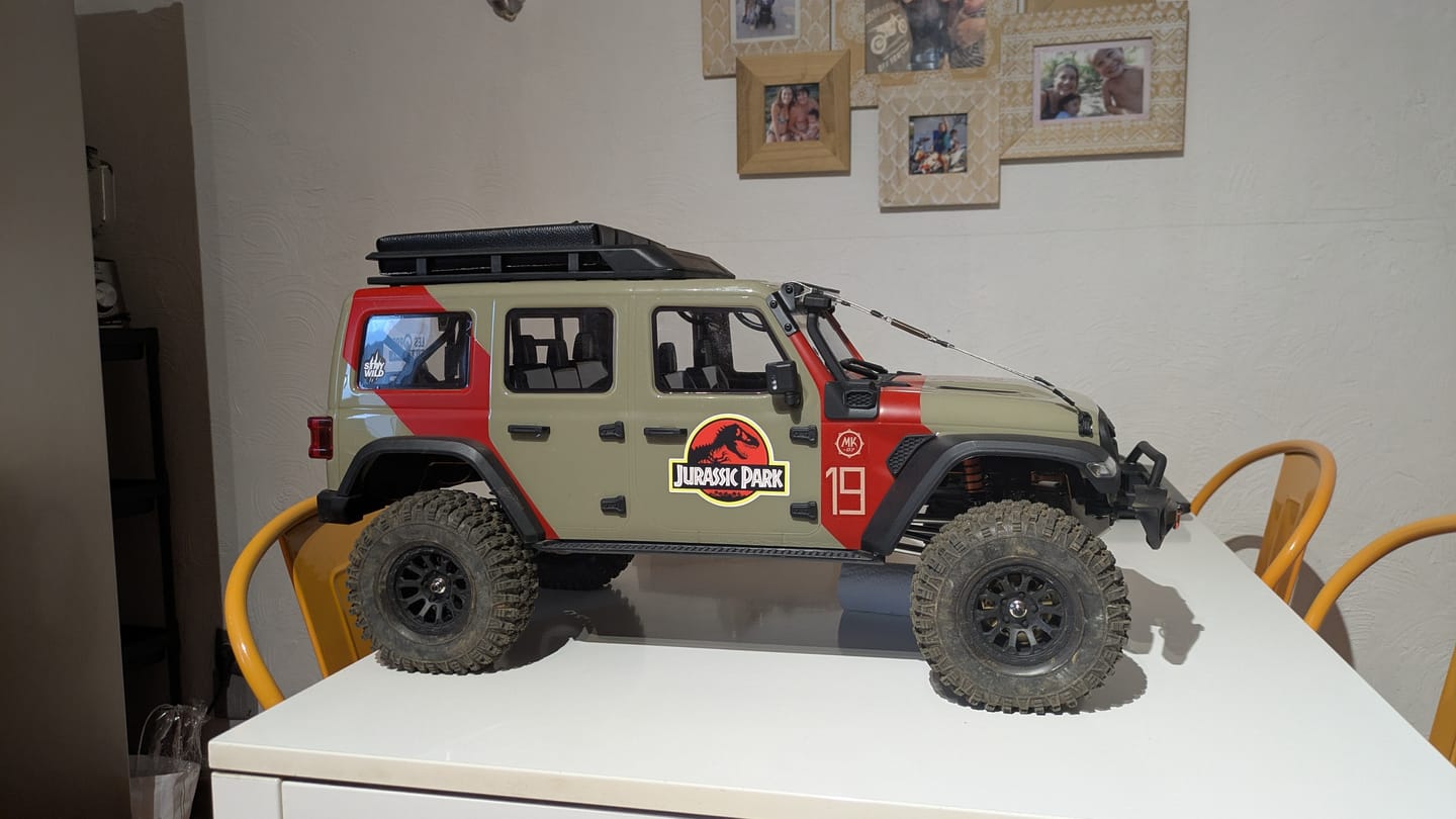 Customer photo review of 1/7 Scale 4WD Brushed RTR RC Crawler MK-07 Hand-Painted