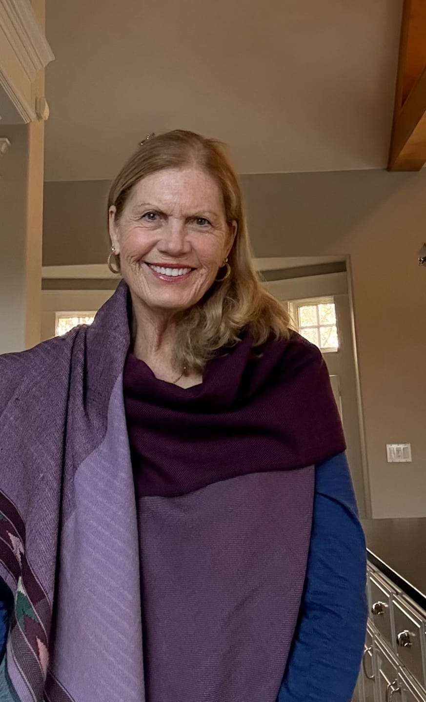 Customer photo review of NEW! Light Wool Cape Fusion Amethyst