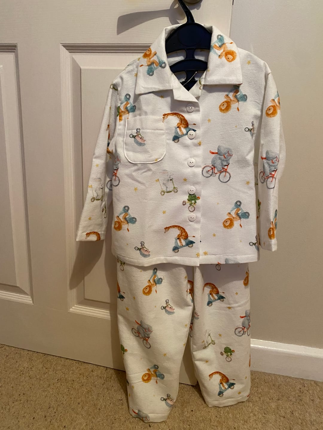 Customer photo review of Starry Riders Brushed Cotton Fabric