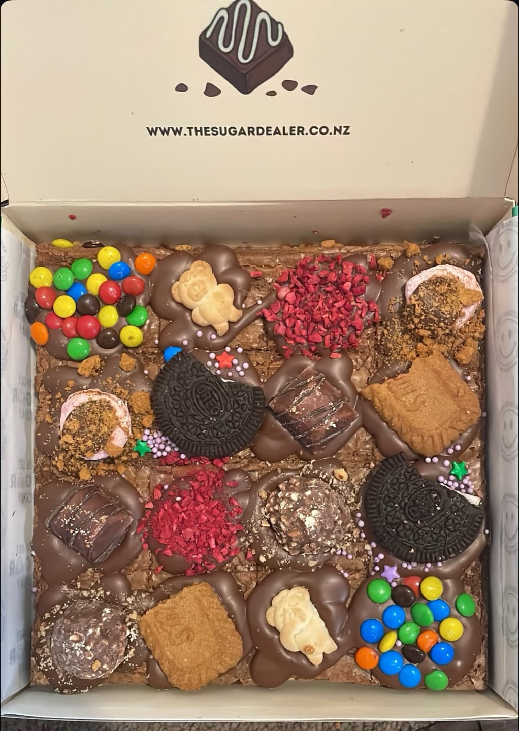 Customer photo review of Mixed assortment brownie