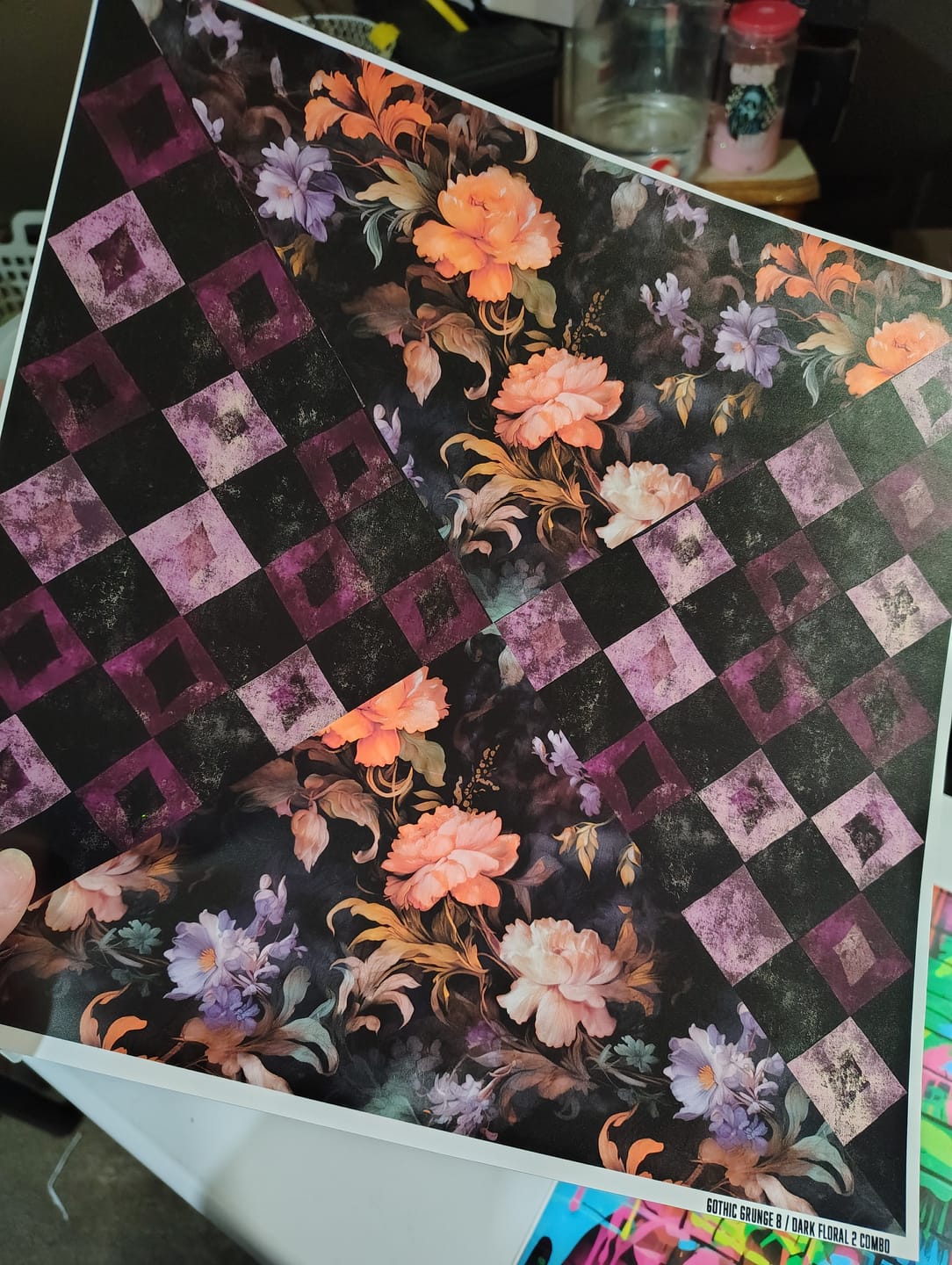Customer photo review of Gothic Grunge 8 / Dark Floral 2 - Vinyl
