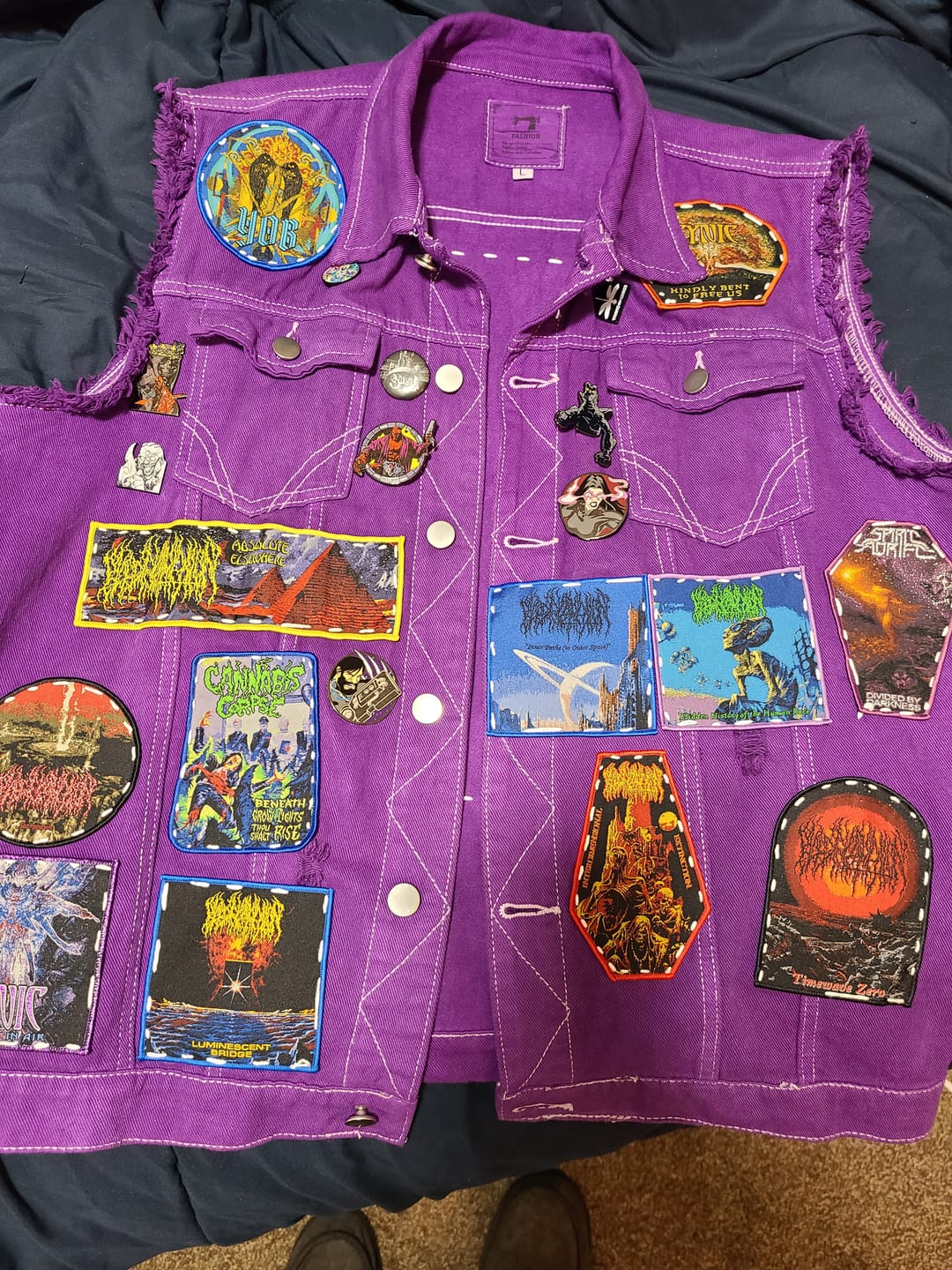 Customer photo review of Blood Incantation - Luminescent Bridge - Square Patch