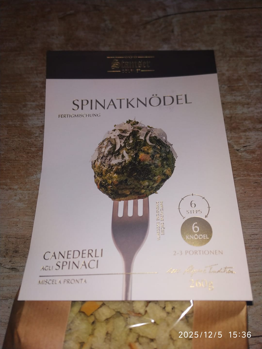 Customer photo review of Steinpilz Knödel - 260g