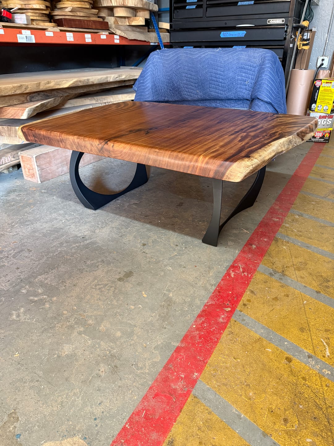 Customer photo review of Coffee Table Legs 212 Cleo 16" H Scandinavian Handcrafted DIY