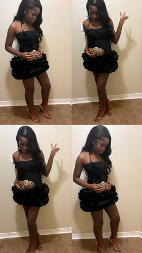 Customer photo review of Sophia Rose - Black (FEW LEFT)