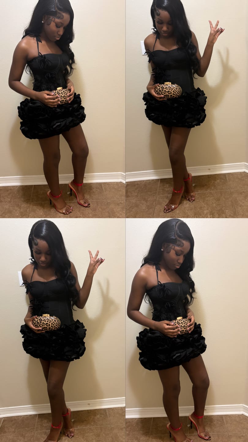 Customer photo review of Sophia Rose - Black (FEW LEFT)