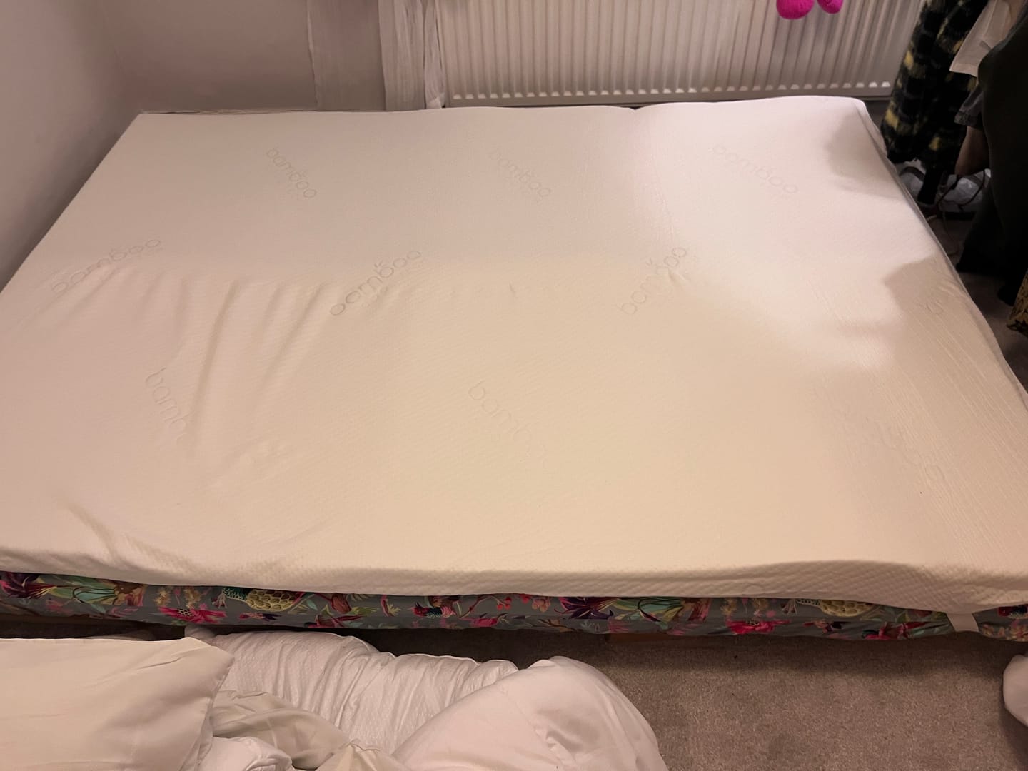 Customer photo review of Memory Foam Mattress Topper