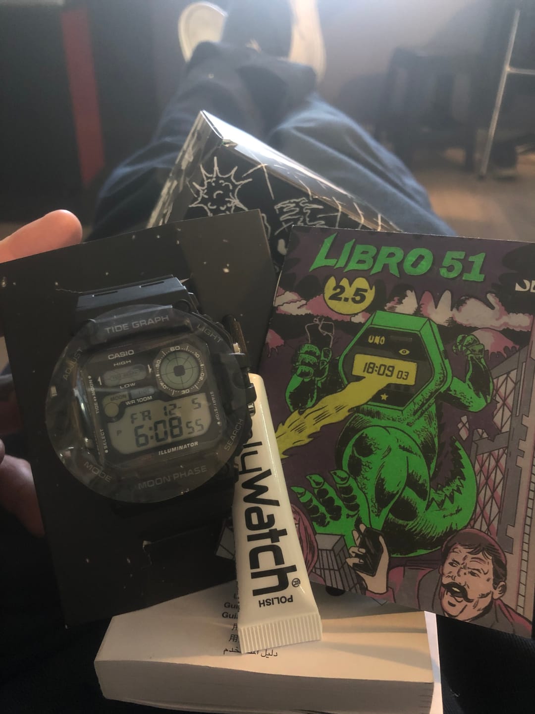 Customer photo review of Reloj Casio Vintage WS-1700H-1AV Tide Graph Moonphase