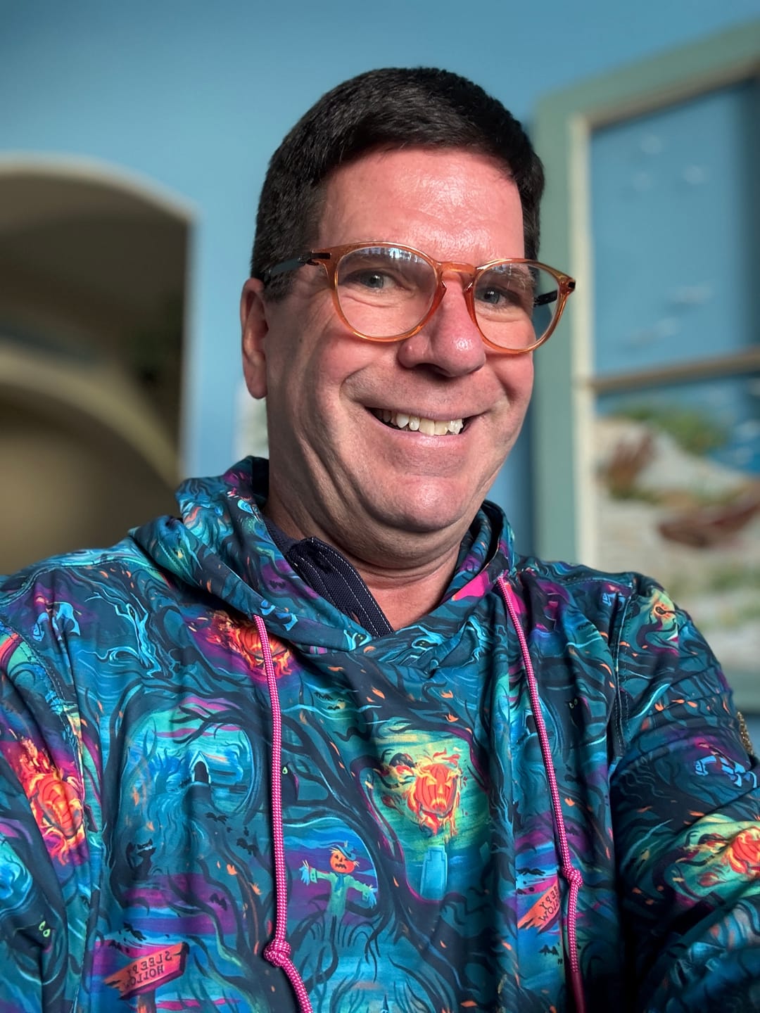 Customer photo review of Disney "Headless Havoc" – Performance Hoodie
