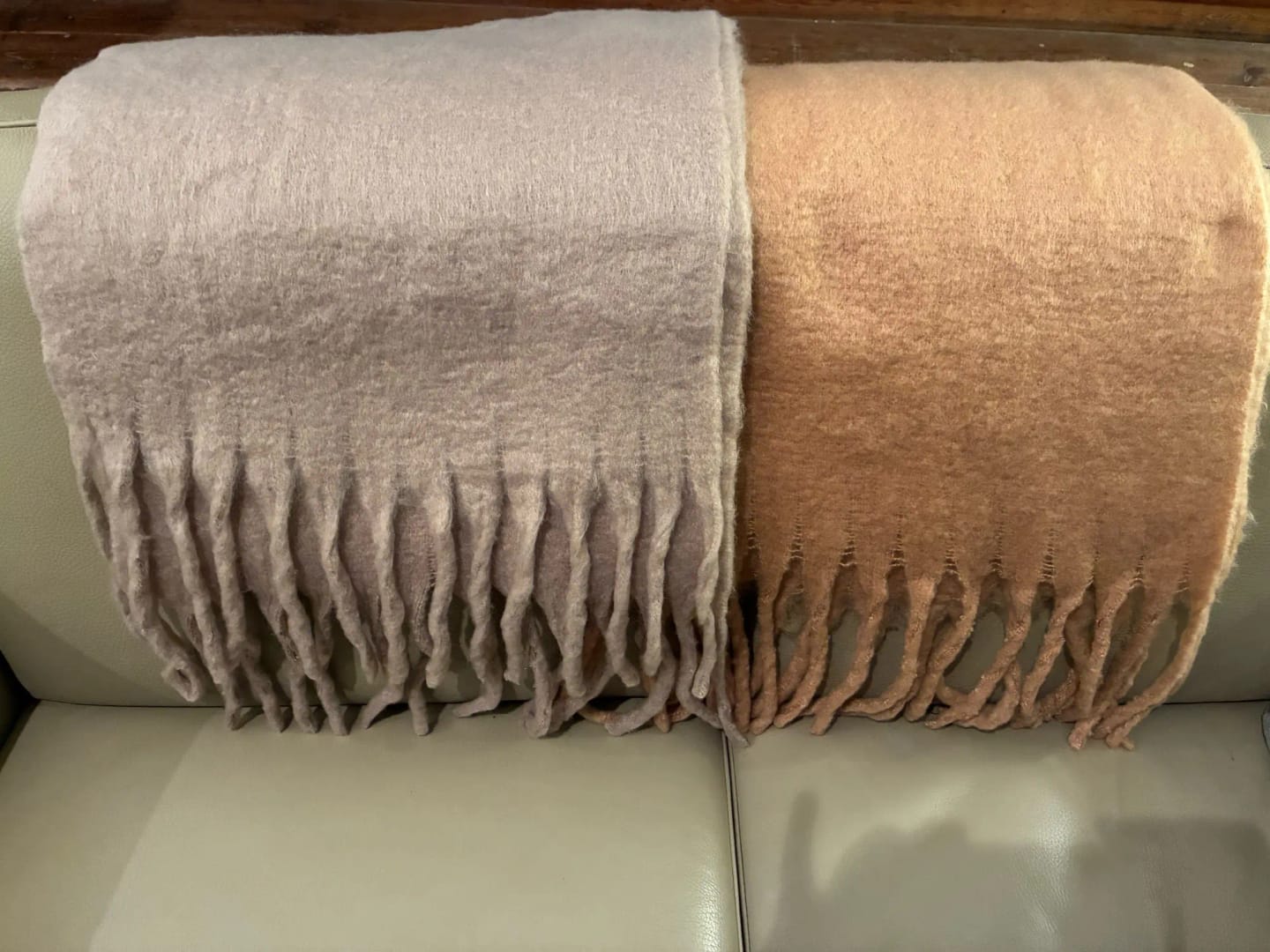 Customer photo review of Tanya Tasseled Winter Scarf