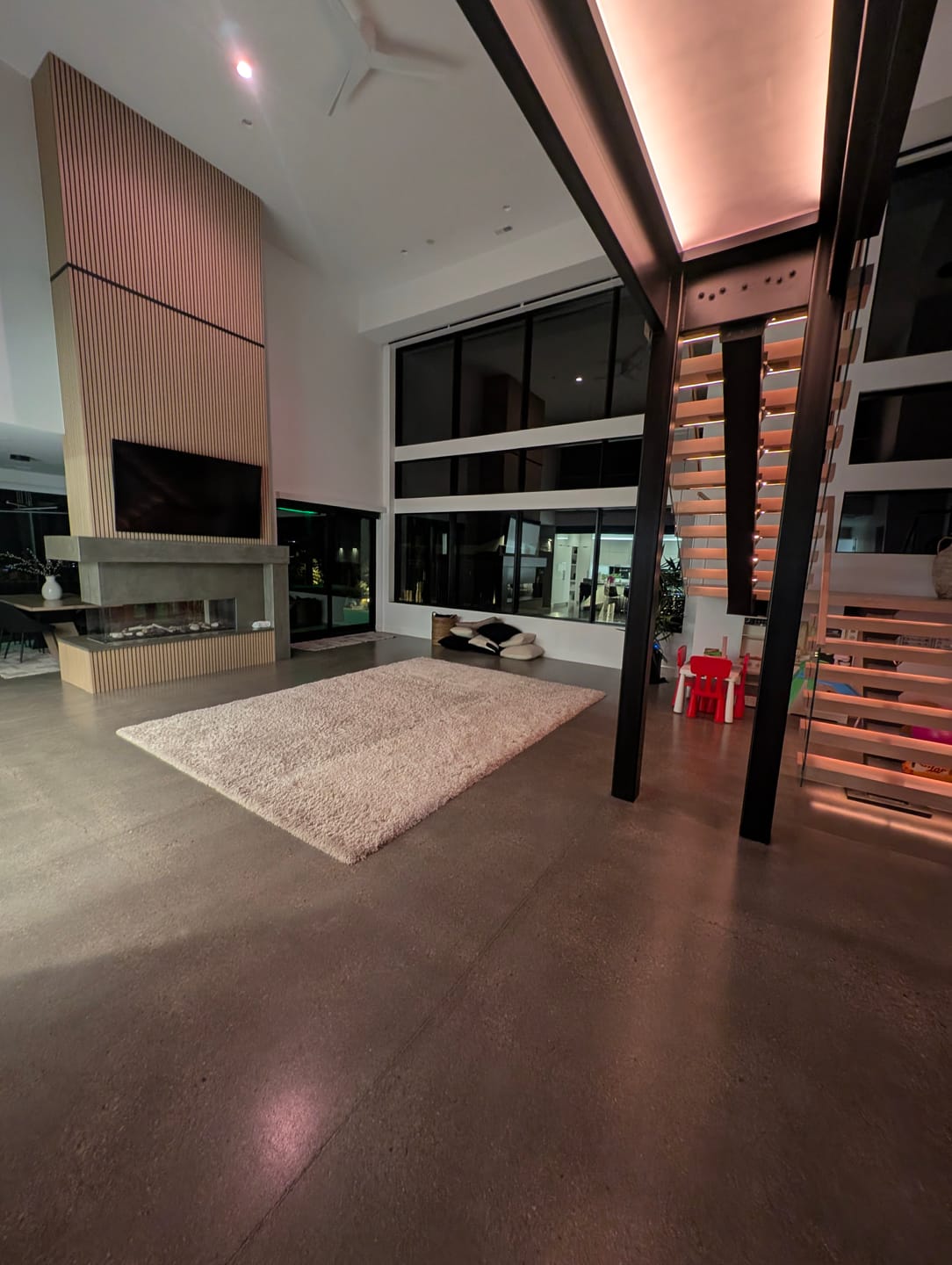 Customer photo review of Parchment Oak Acoustic Slat Panels 94.5" or 118" Length