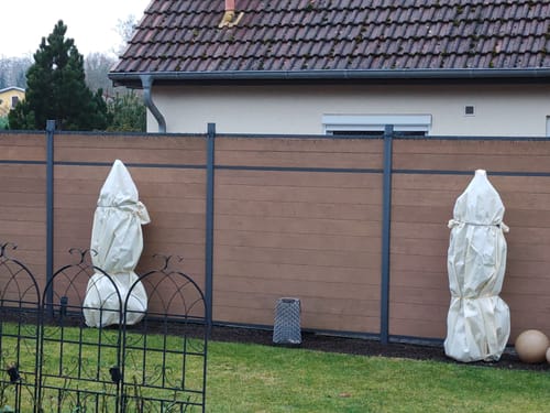 Customer photo review of Winterschutz für Kübelpflanzen XXL H 180 x B 120 cm Ø 76 cm