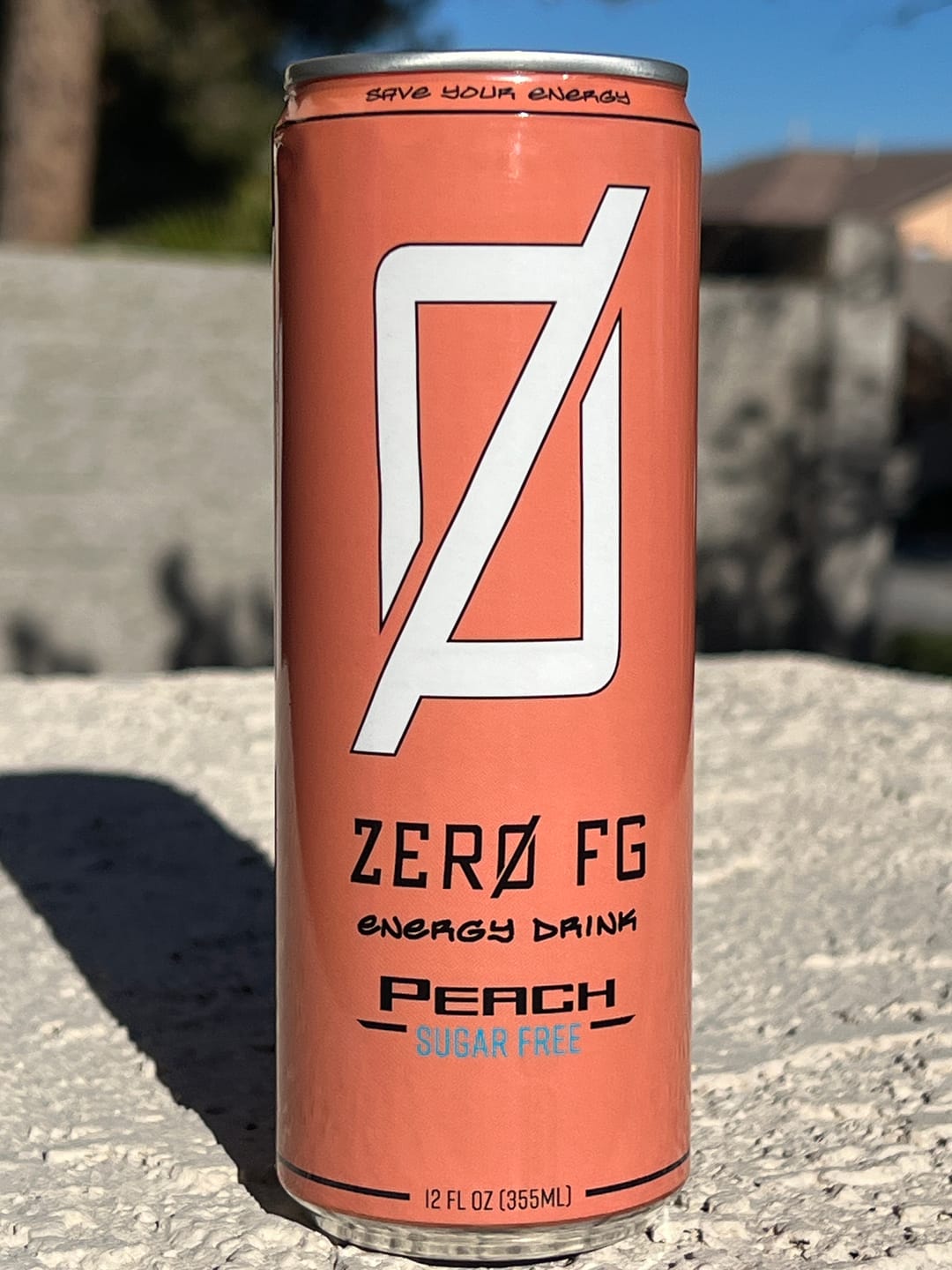 Customer photo review of ØFG Energy Drink - Peach Sugar Free