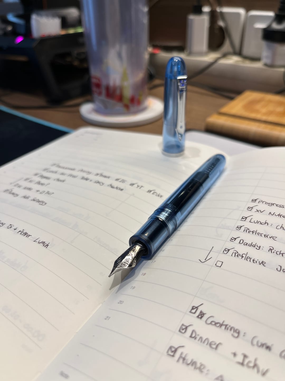 Customer photo review of XV Nusa Fountain Pen - Ocean