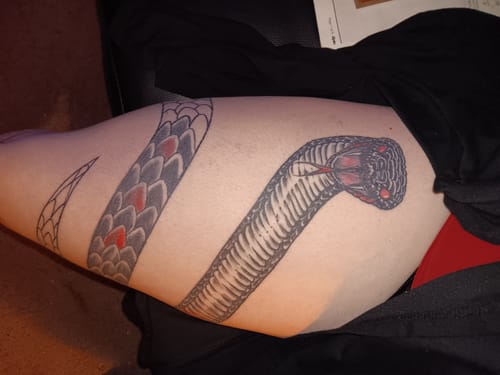 Customer photo review of Signature Tattoo Numbing Cream 5 TUBE
