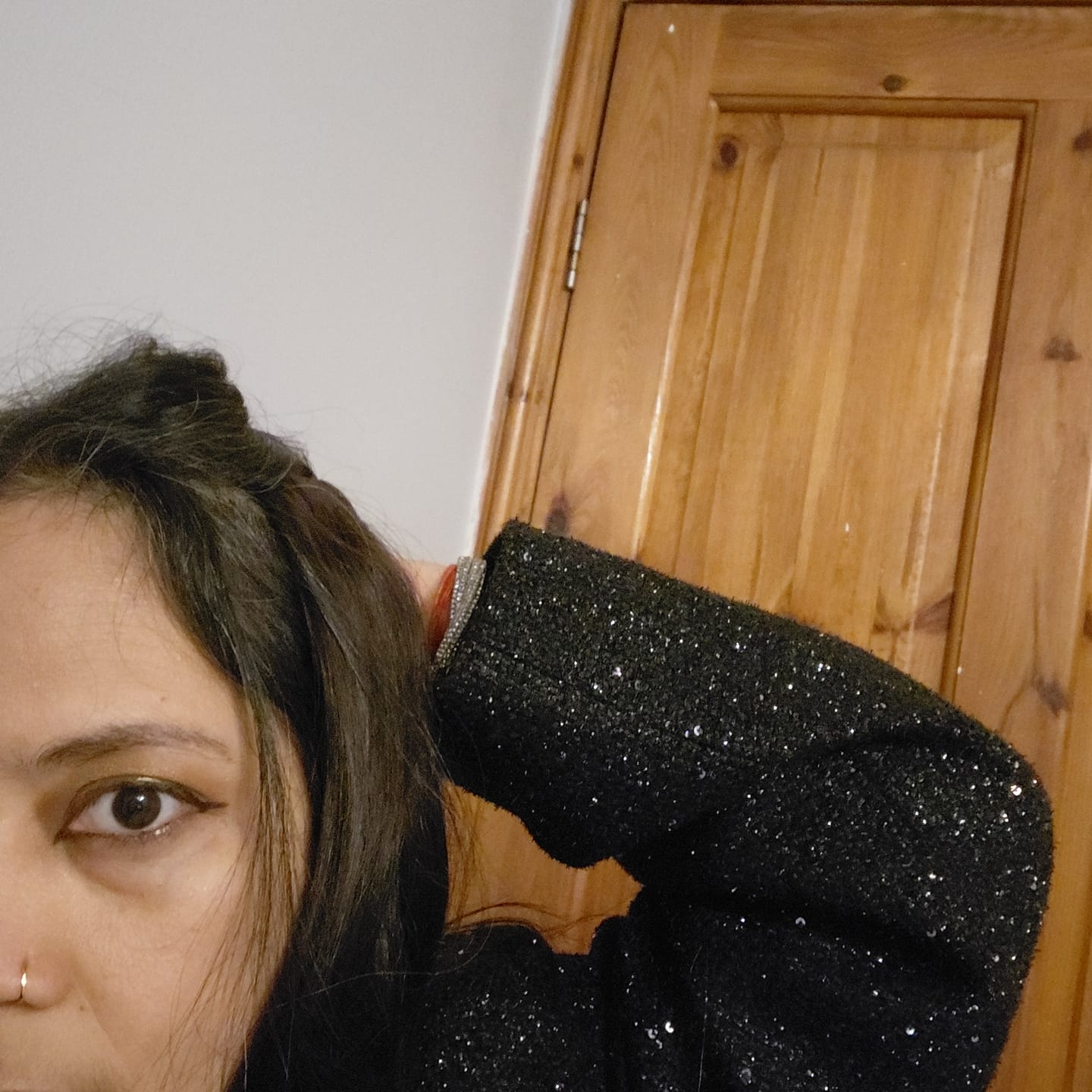 Customer photo review of Stranded Hairline Fillers - Colour #1B Queen of the night