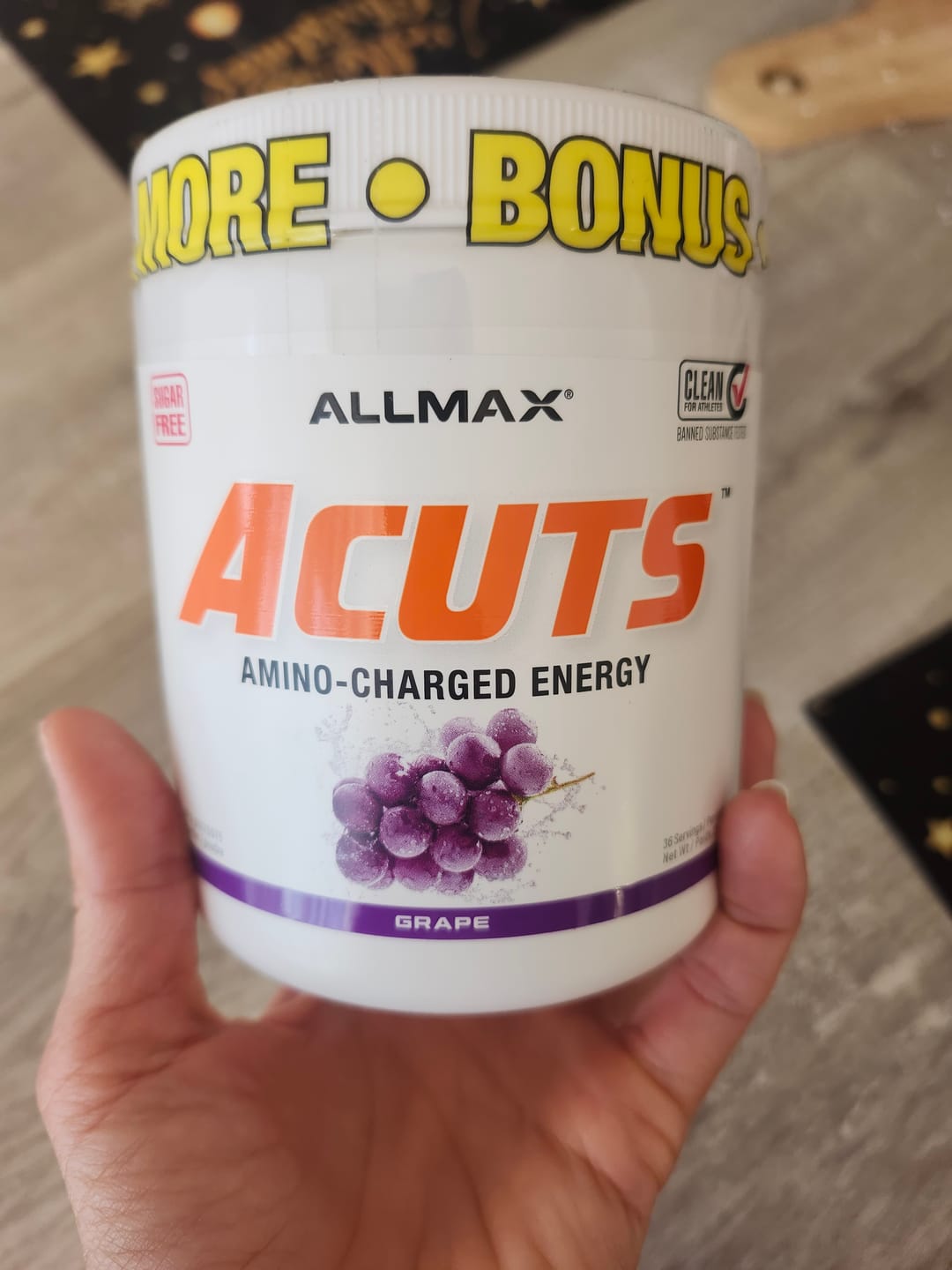 Customer photo review of Allmax - A-CUTS 210g-252g