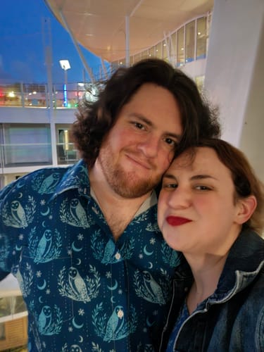 Customer photo review of Snow Owl Night Flight Long Sleeve Button Up Shirt