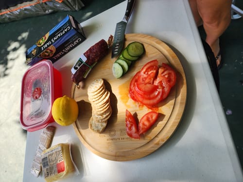 Customer photo review of Bamboo Chopping Board