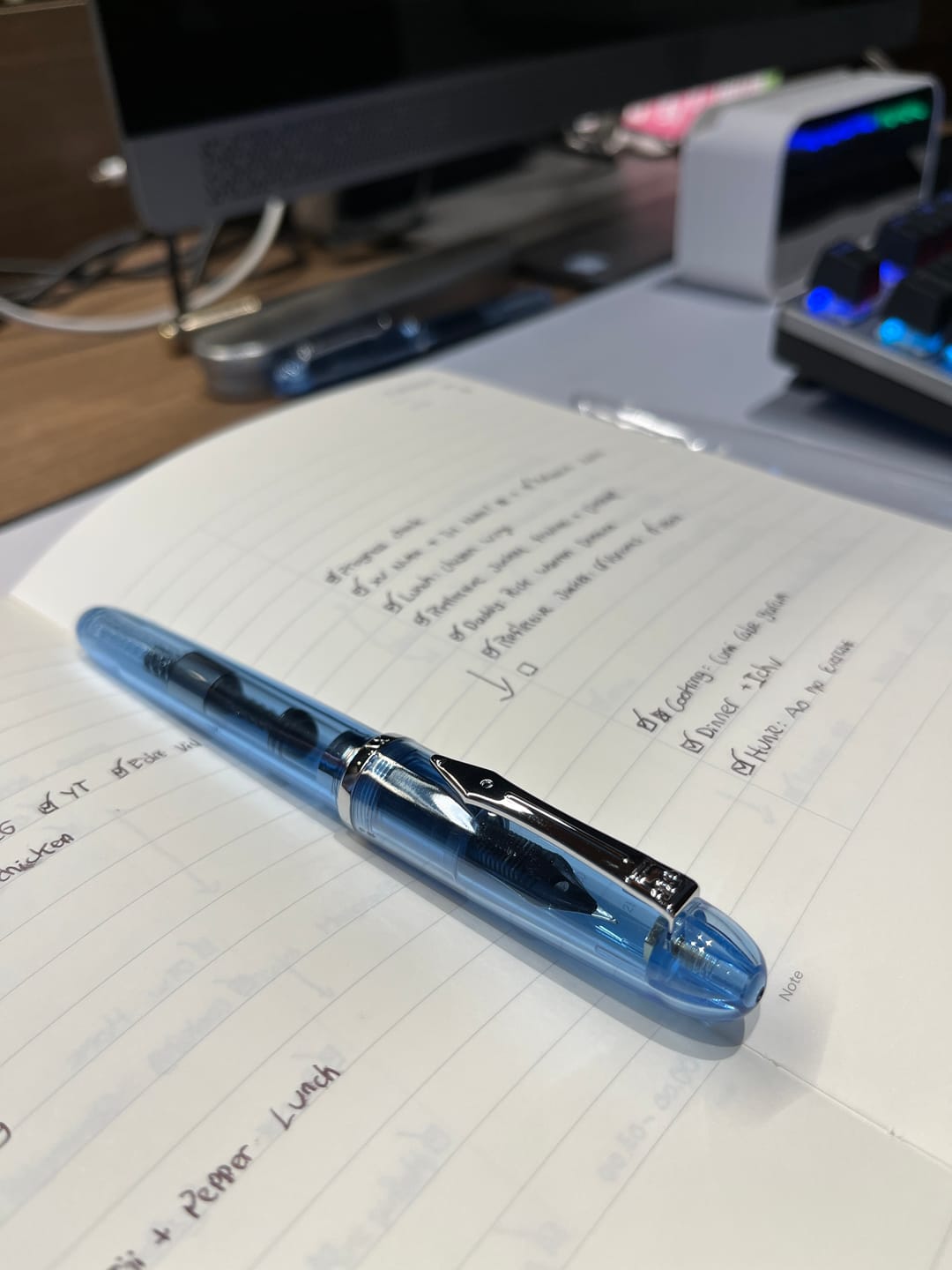 Customer photo review of XV Nusa Fountain Pen - Ocean