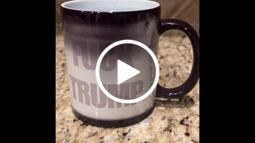 Customer video review of Hidden F*ck Trump Mug - Message Reveals When Hot!🔥