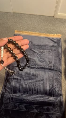 Customer photo review of Medical Prayer Mat With Memory Foam Pillow