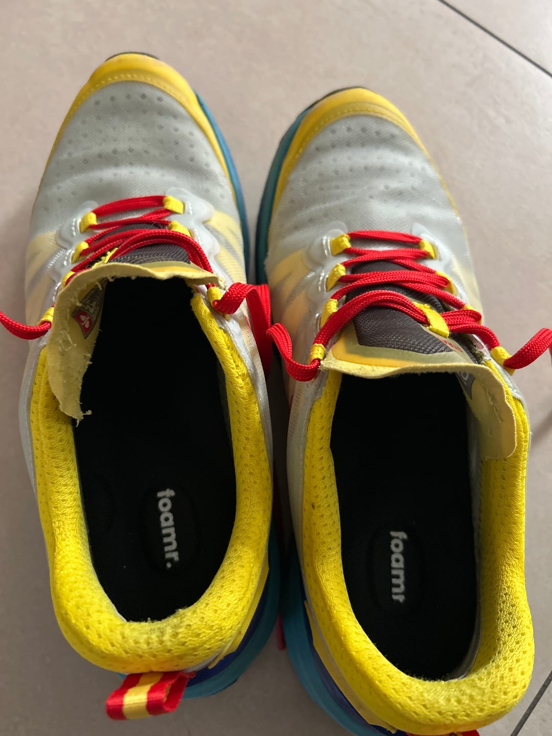 Customer photo review of Foamr® Massage-Einlegesohlen – Lindern Fersensporn & Plantarfasziitis