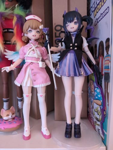 Customer photo review of Light Nightmare Twins Series MJD Action Figure Blind Box