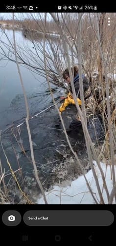 Customer photo review of Men's IMMERSE Breathable Ripstop Wader - Boot Foot