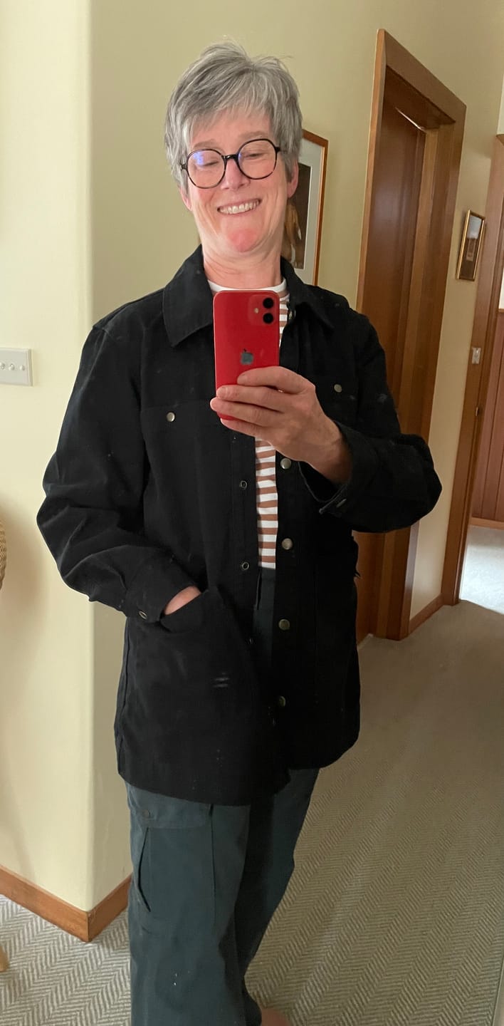 Customer photo review of Farrier Shacket Black