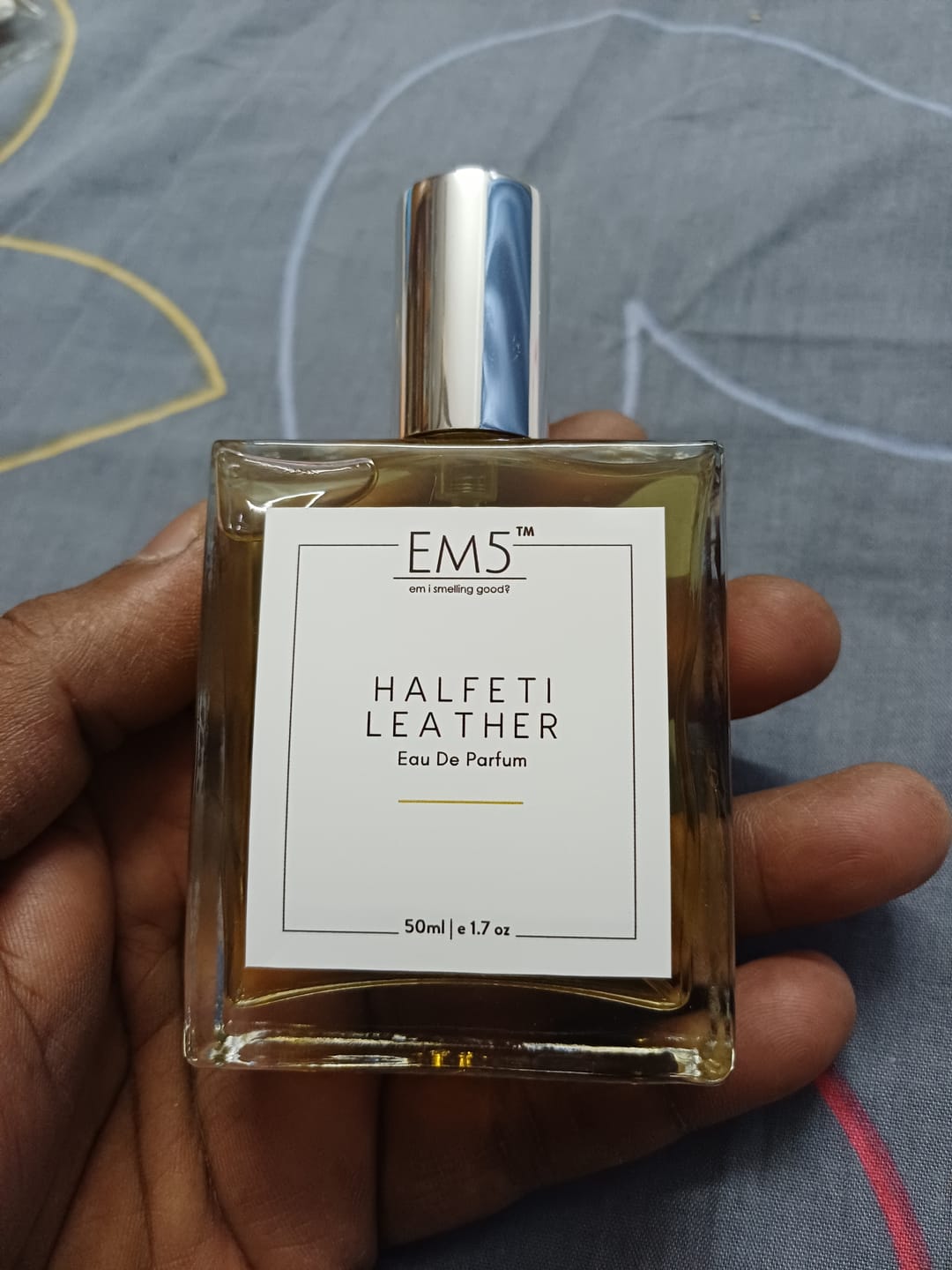 Customer photo review of Halfeti leather | Eau De Parfum