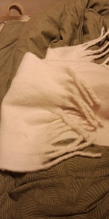 Customer photo review of Tanya Tasseled Winter Scarf