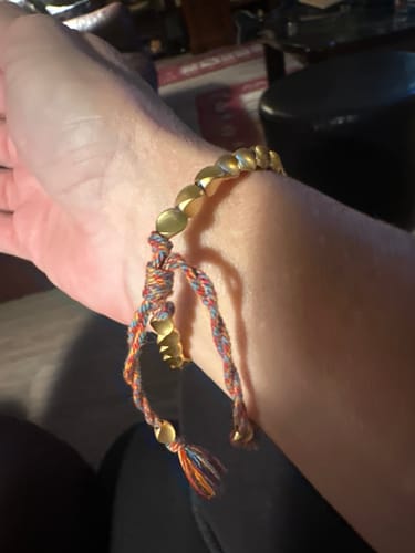 Customer photo review of 2 Tibetan Bracelets of Fortune