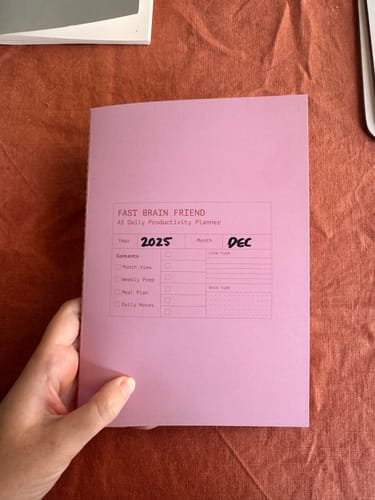 Customer photo review of Pastels - Fast Brain Planner Kit