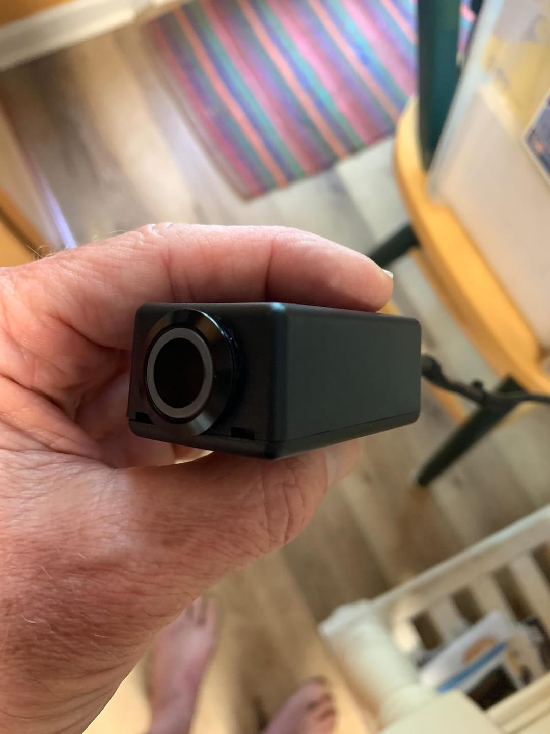 Customer photo review of 19mm Latching Push Button Switch LED Stainless Steel
