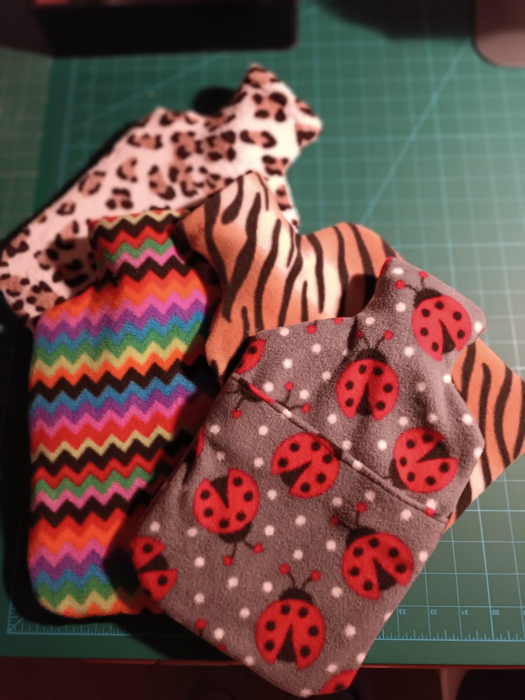 Customer photo review of Multicoloured Zig Zag Anti Pill Polar Fleece
