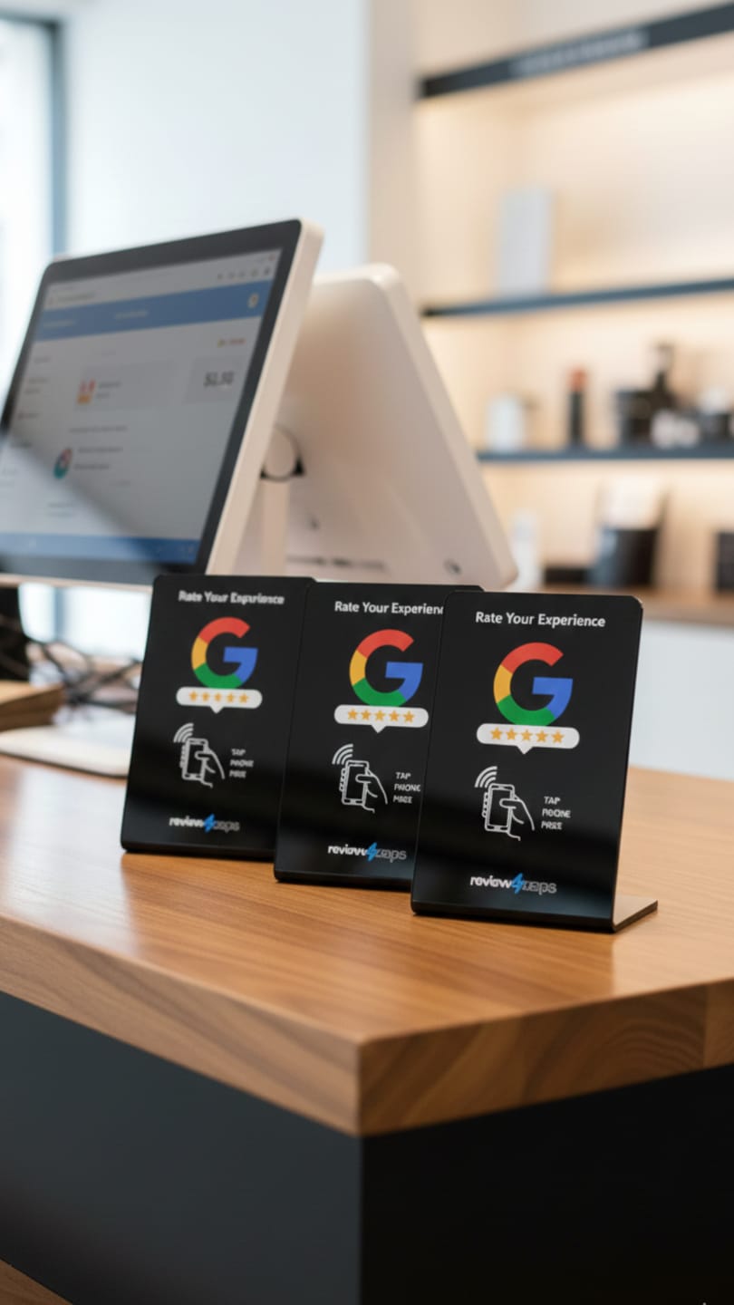 Customer photo review of NFC Google Review Stand